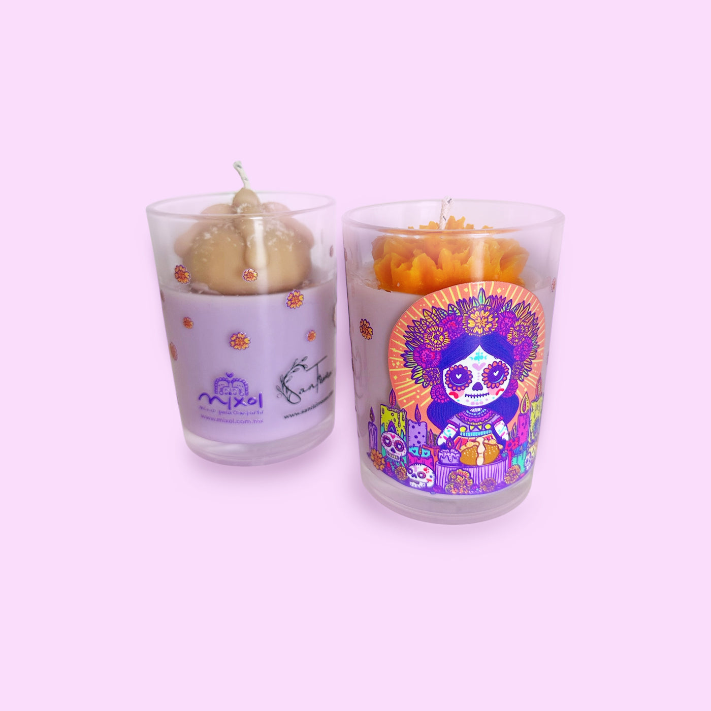 Vela Ofrenda Cempasúchil