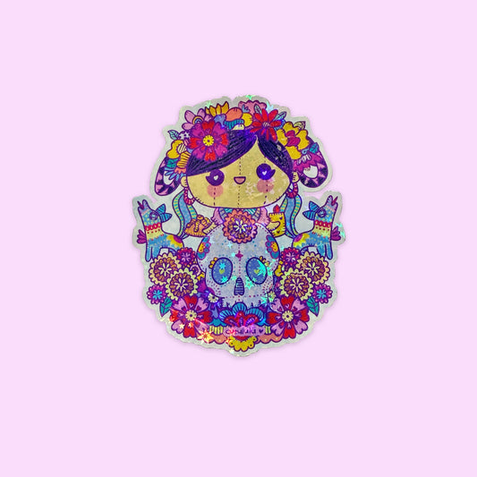 Sticker Holográfico Ofrenda