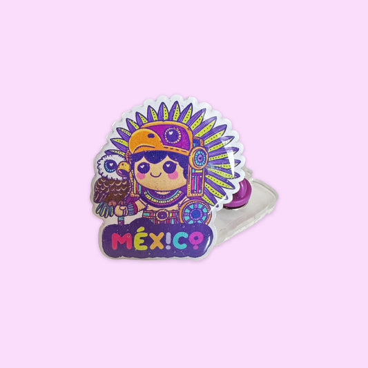 Pin Acrílico Guerrero Águila