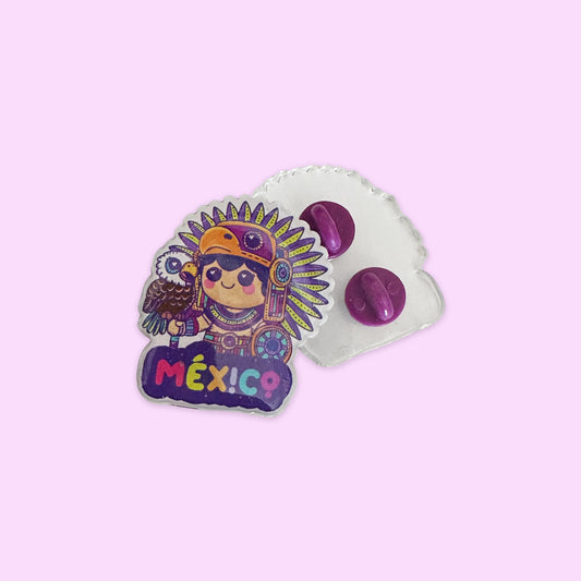 Pin Acrílico Guerrero Águila