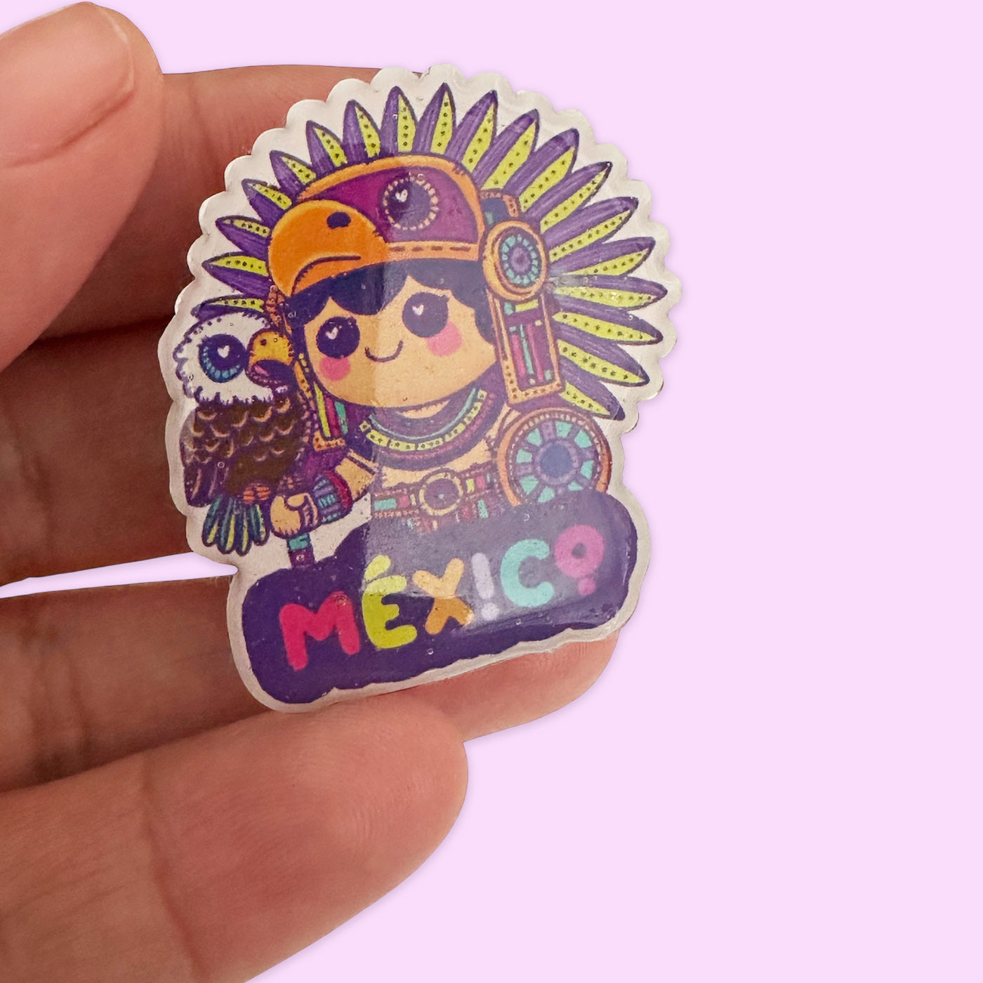 Pin Acrílico Guerrero Águila