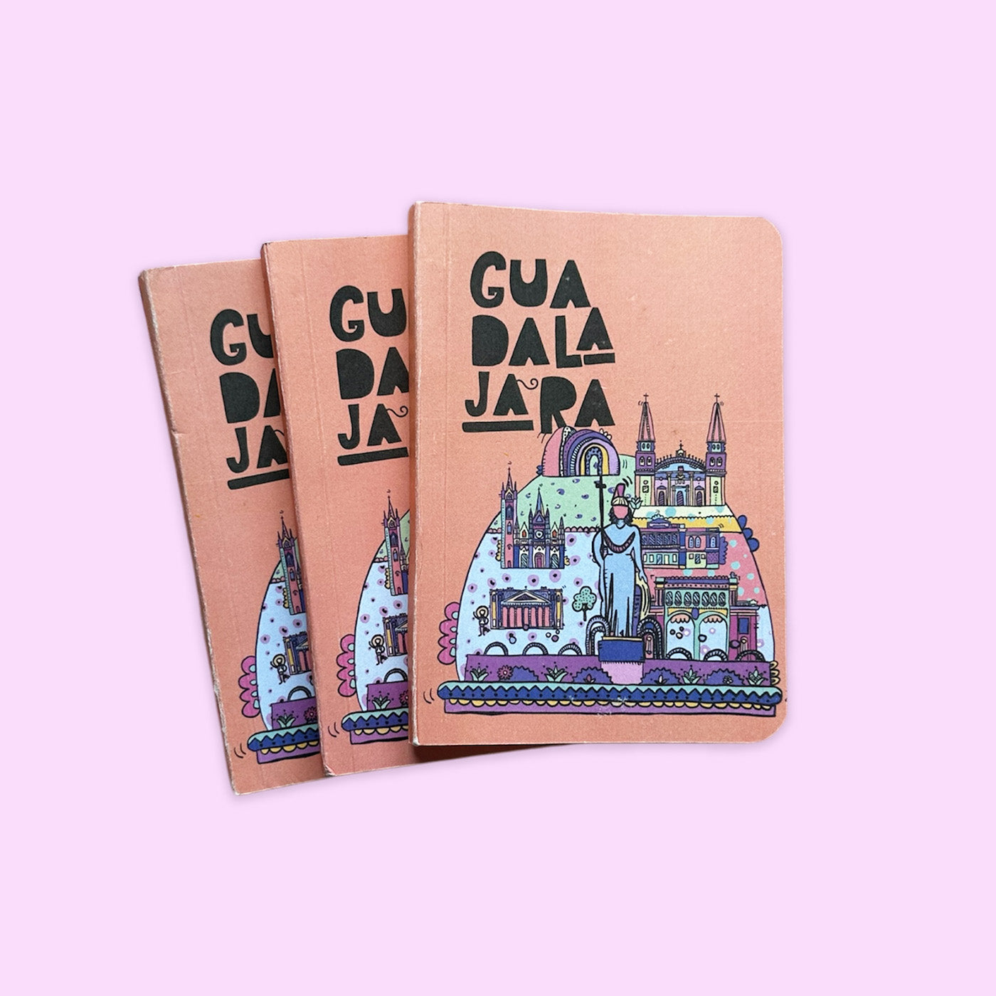 Libreta Vintage Guadalajara Naranja