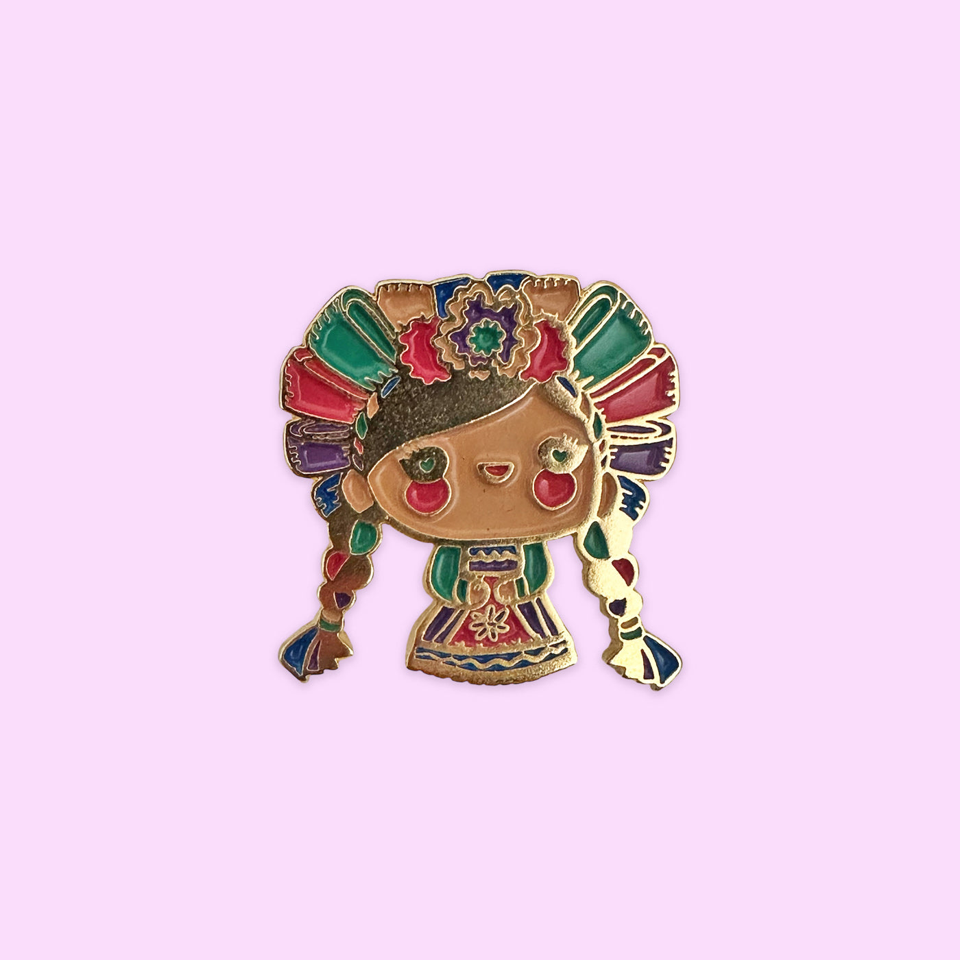 Pin Metálico Muñeca Lelé