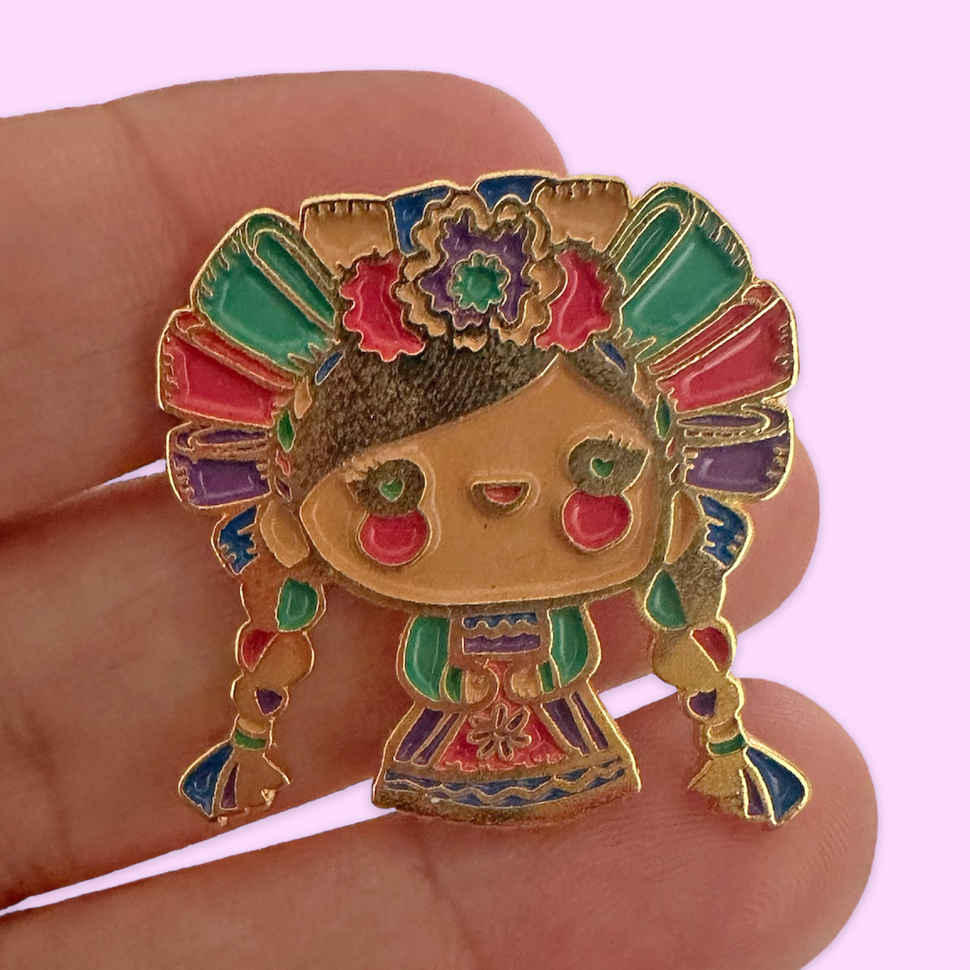 Pin Metálico Muñeca Lelé