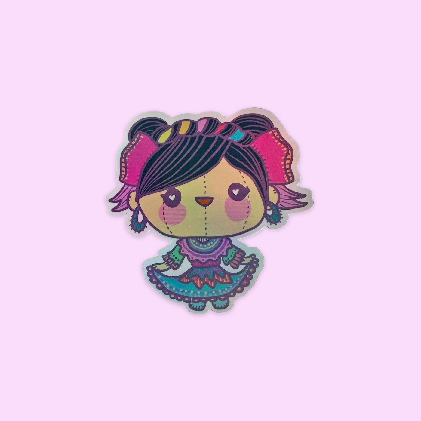 Sticker Holográfico Bailarina