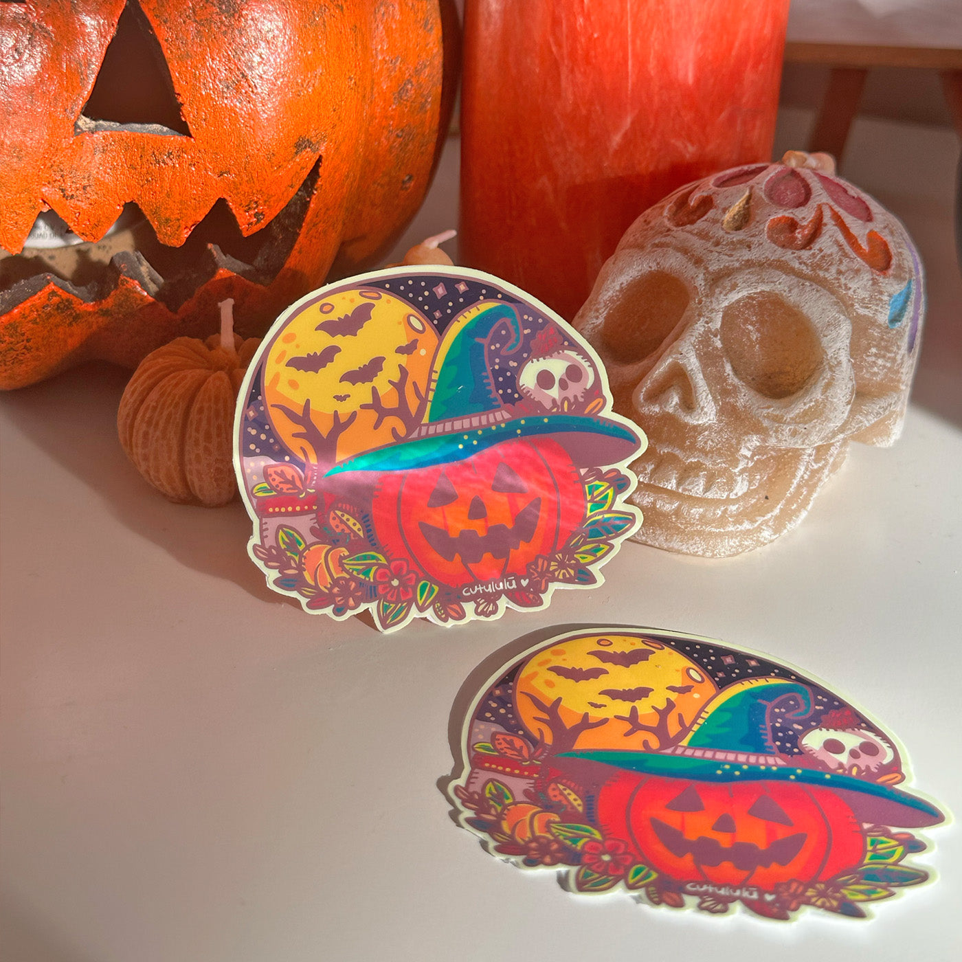 Sticker Brilla Oscuridad Halloween