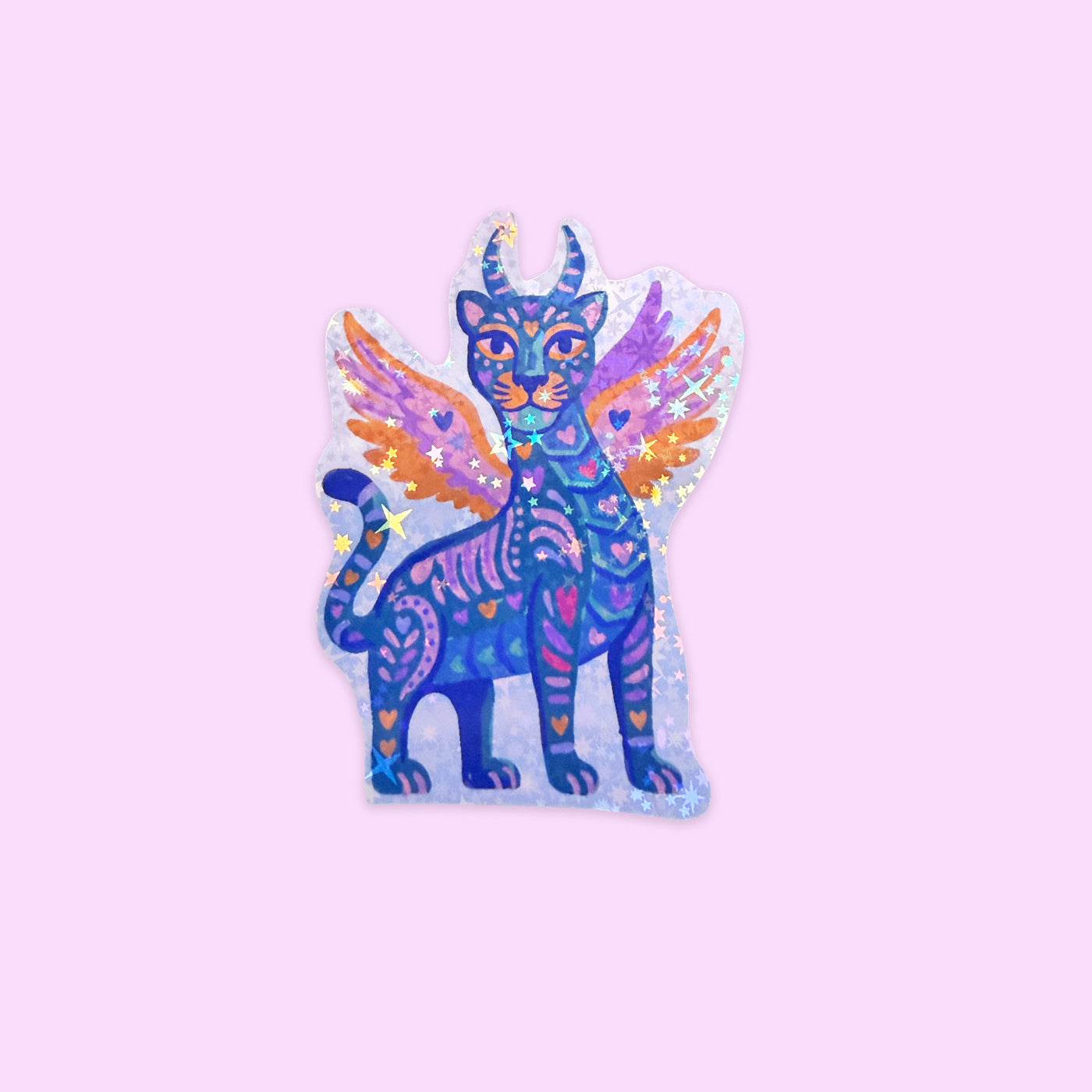 Sticker Holográfico Alebrije Dante
