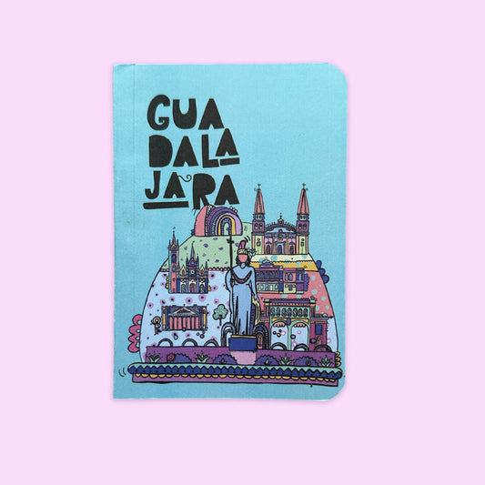 Libreta Vintage Guadalajara Azul Cielo