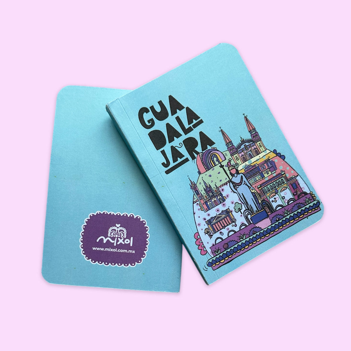 Libreta Vintage Guadalajara Azul Cielo
