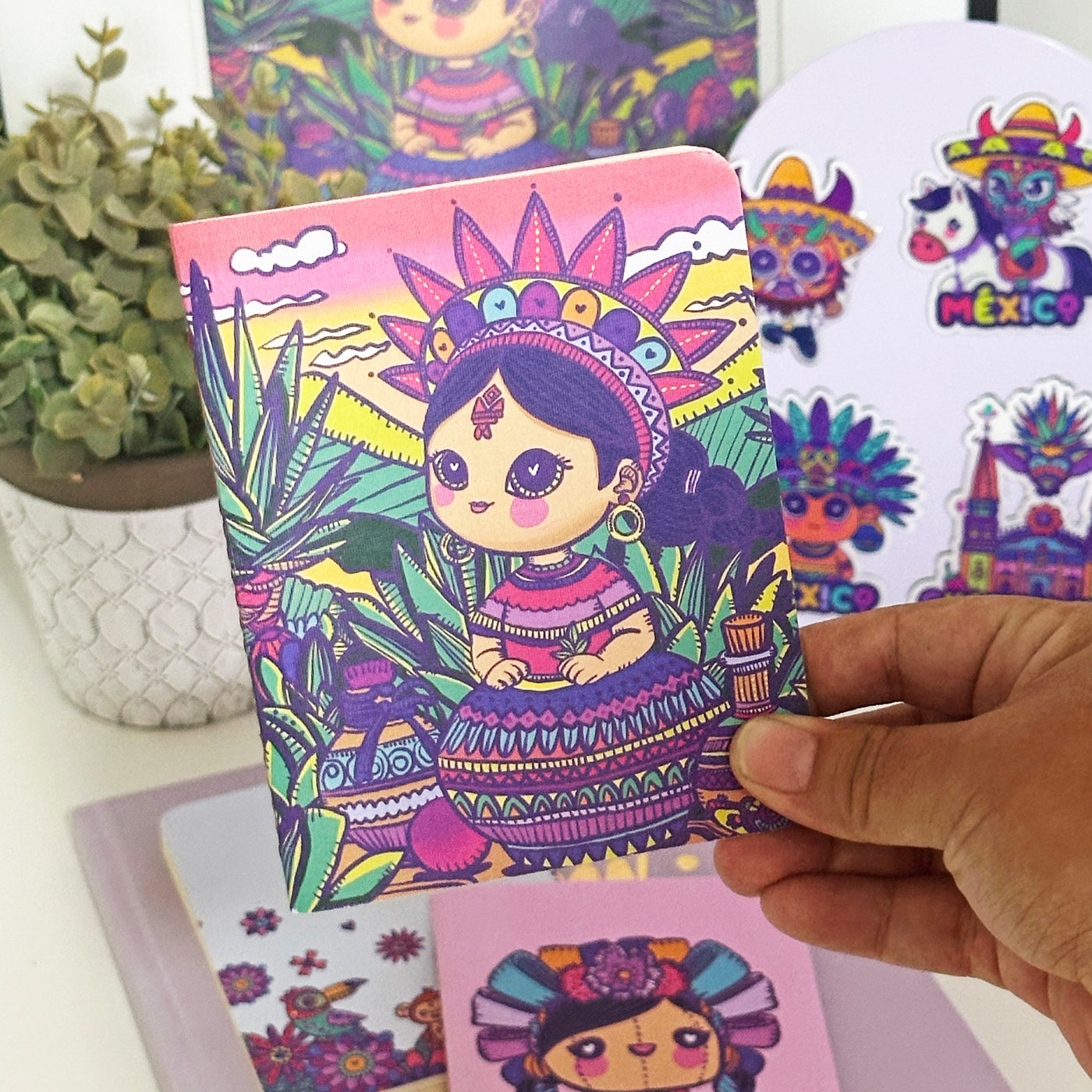 Libreta Pocket Reina Agaves
