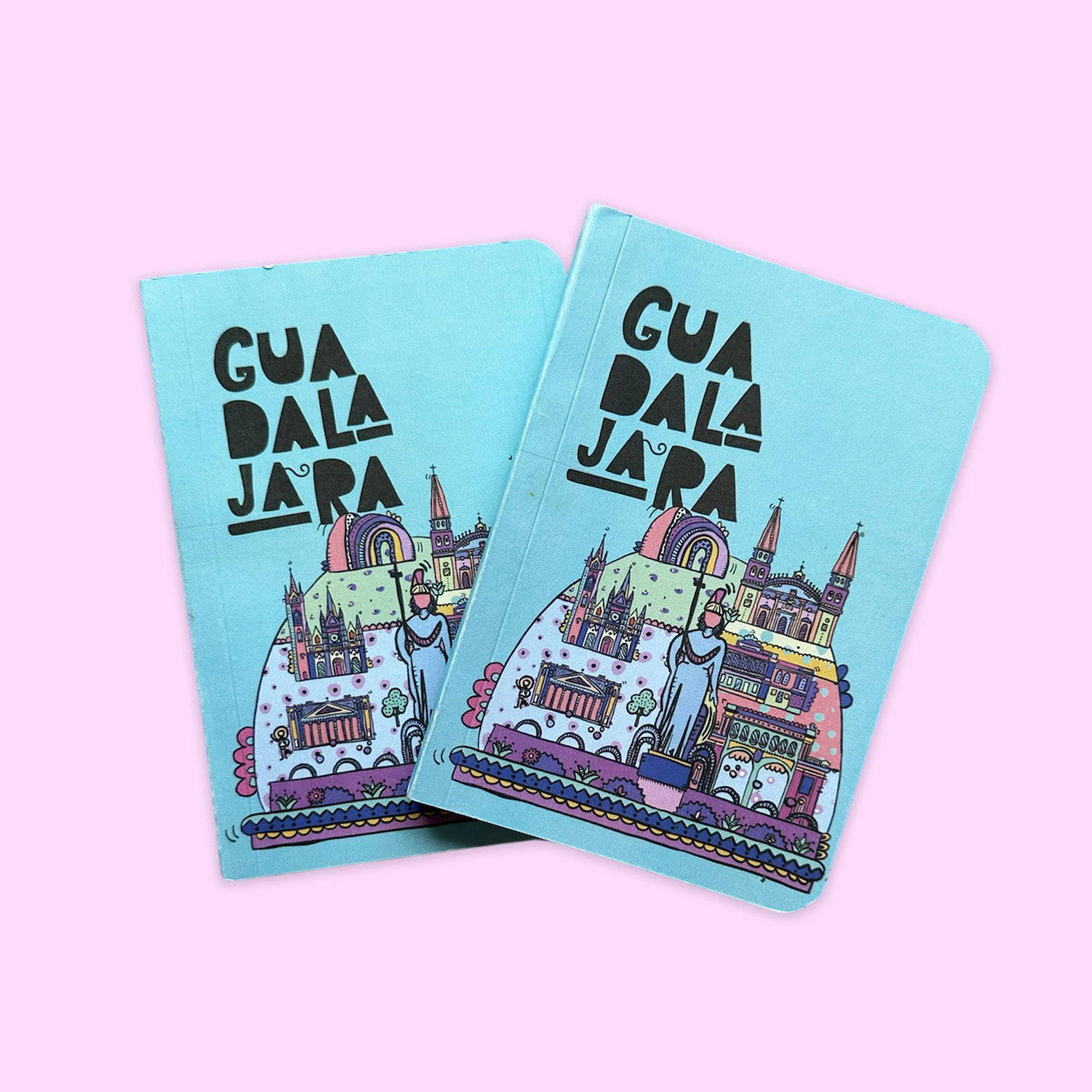 Libreta Vintage Guadalajara Azul Cielo