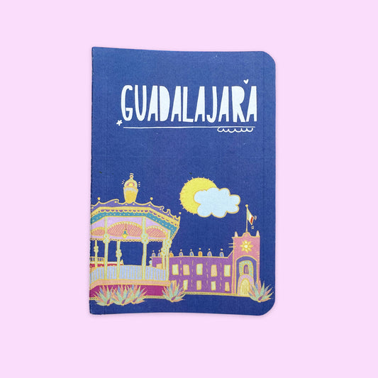 Libreta Vintage Guadalajara Azul Oscuro