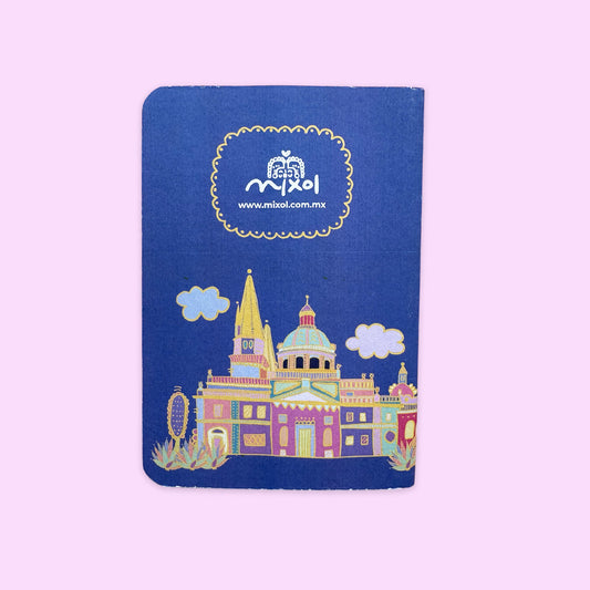 Libreta Vintage Guadalajara Azul Oscuro