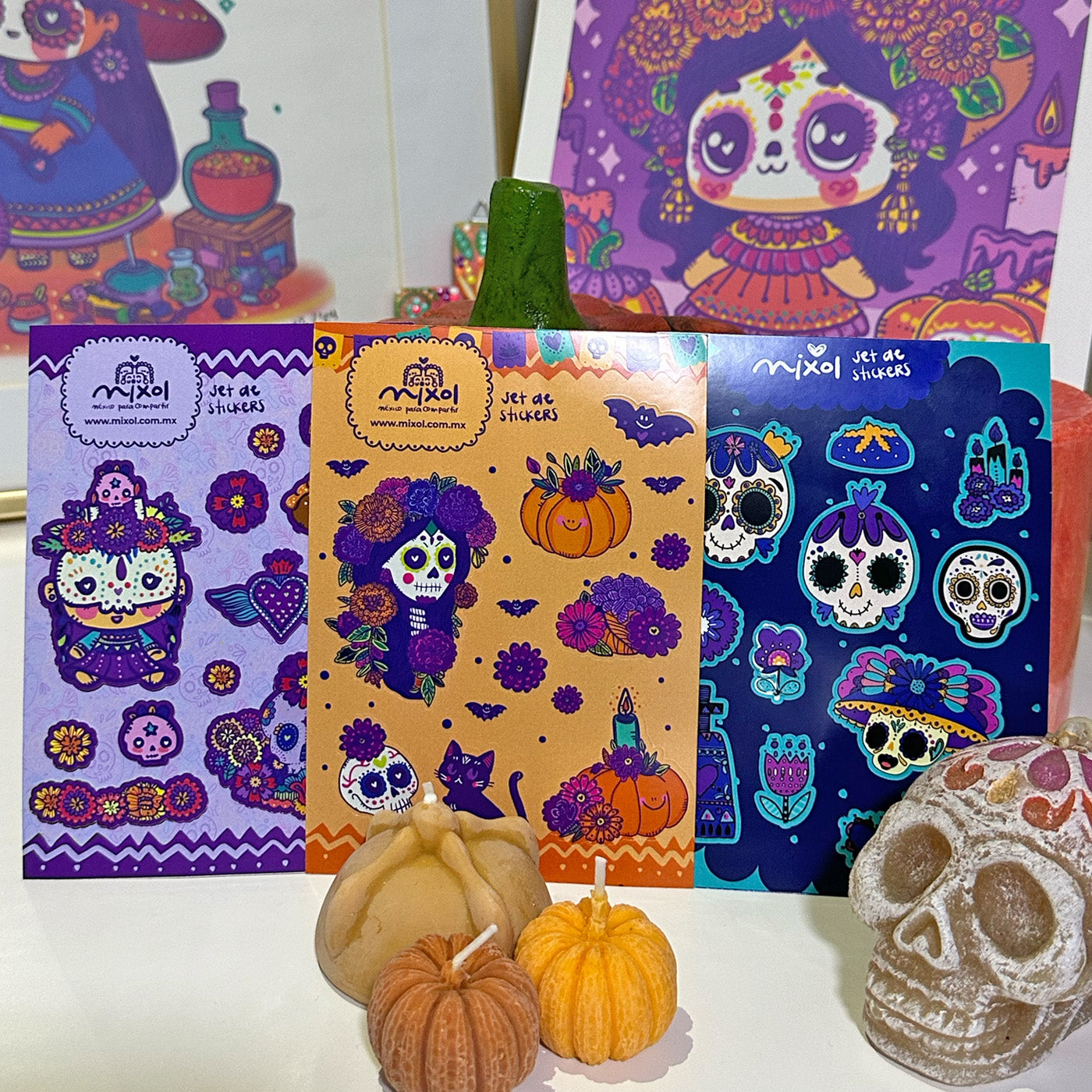 Colección Plantillas Día de Muertos