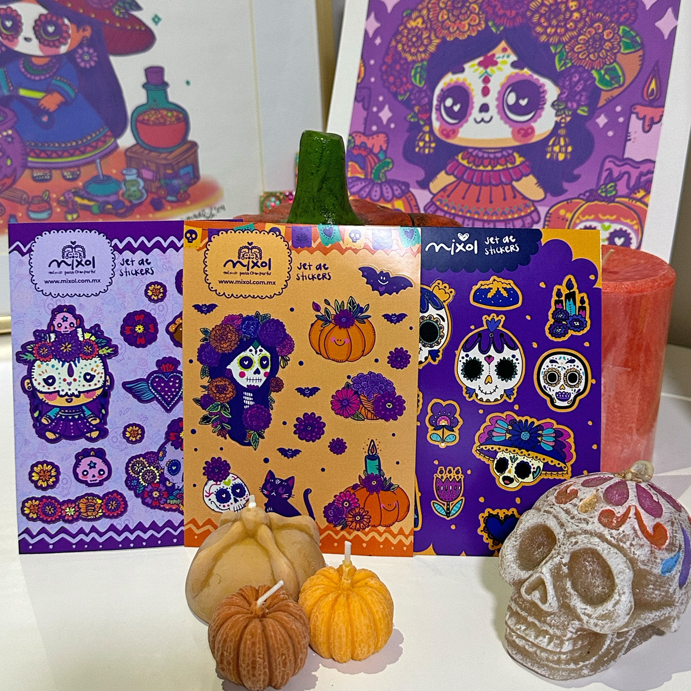 Colección Plantillas Día de Muertos