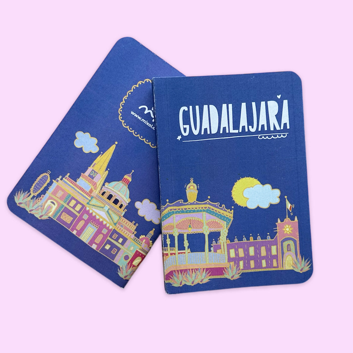 Libreta Vintage Guadalajara Azul Oscuro