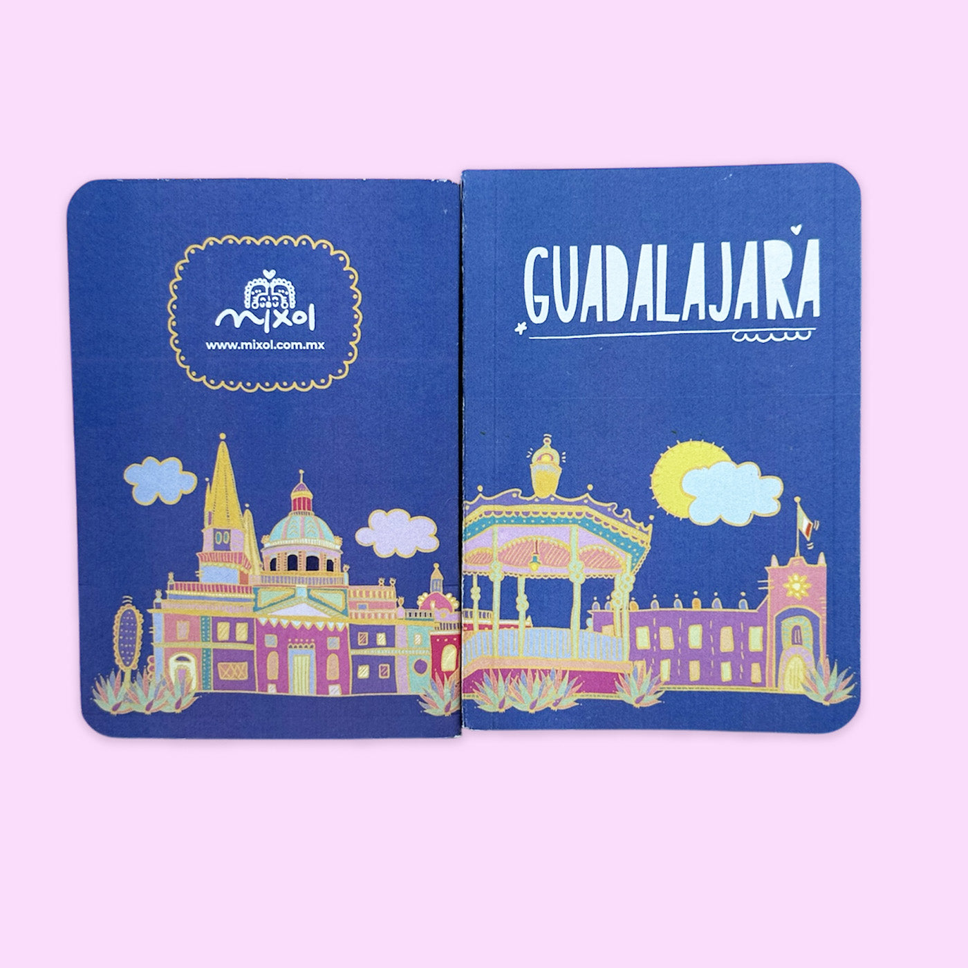 Libreta Vintage Guadalajara Azul Oscuro