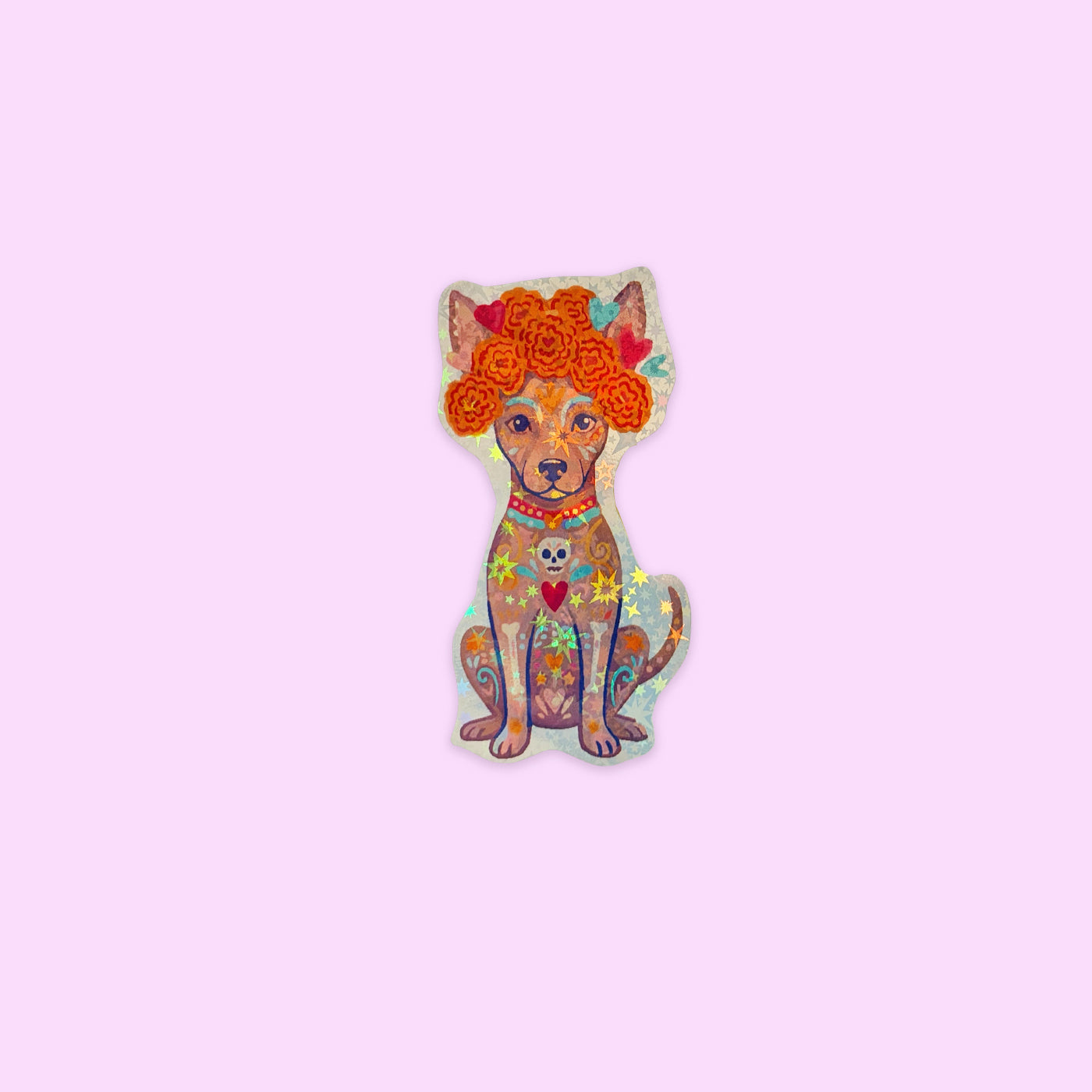 Kit de Stickers Holográficos Día de Muertos
