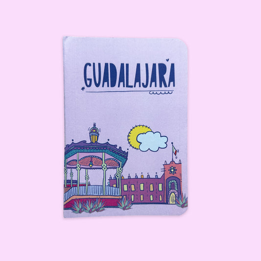 Libreta Vintage Guadalajara Lila