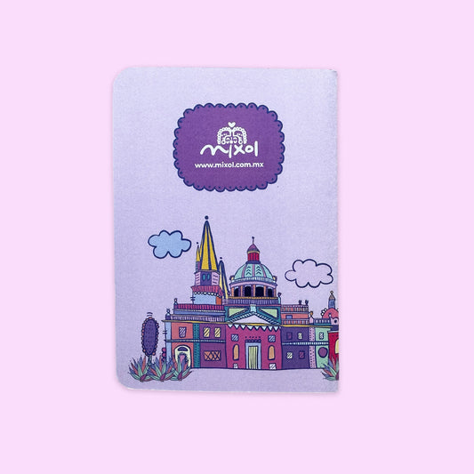 Libreta Vintage Guadalajara Lila