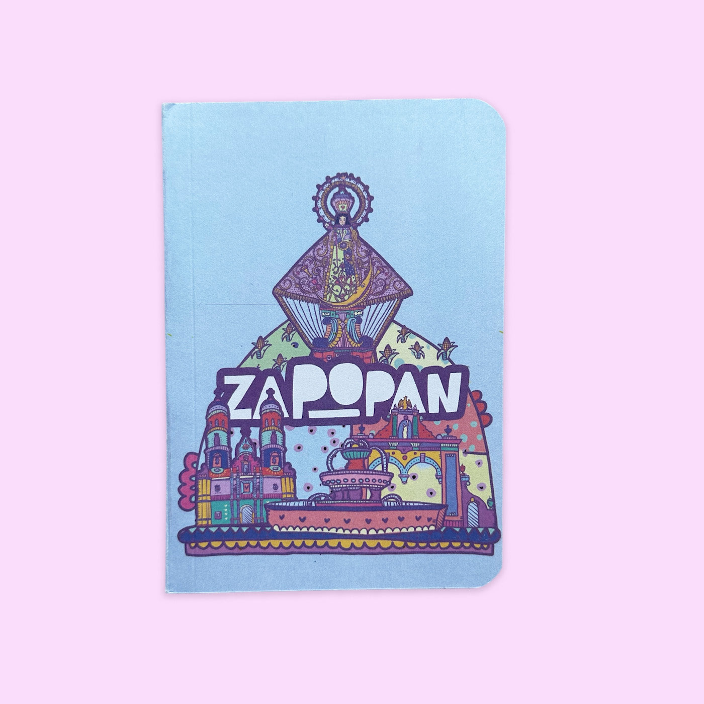 Libreta Vintage Zapopan Azul Cielo