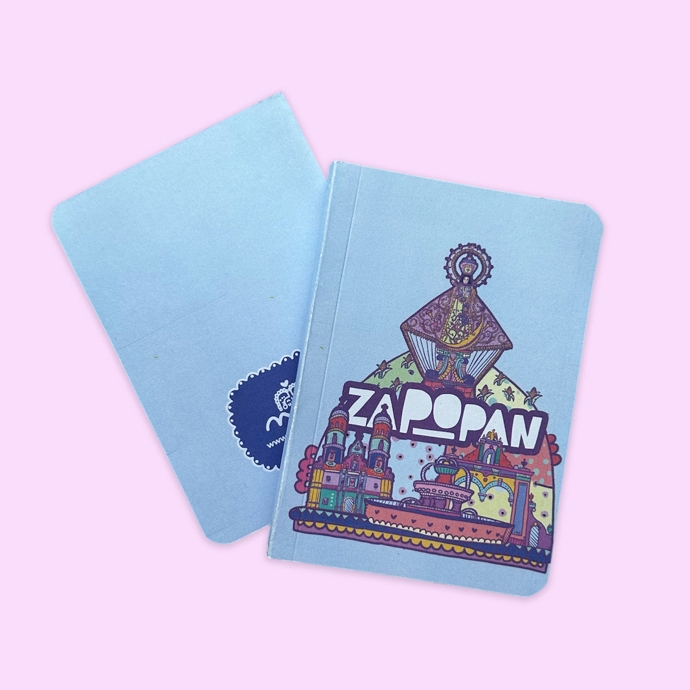 Libreta Vintage Zapopan Azul Cielo