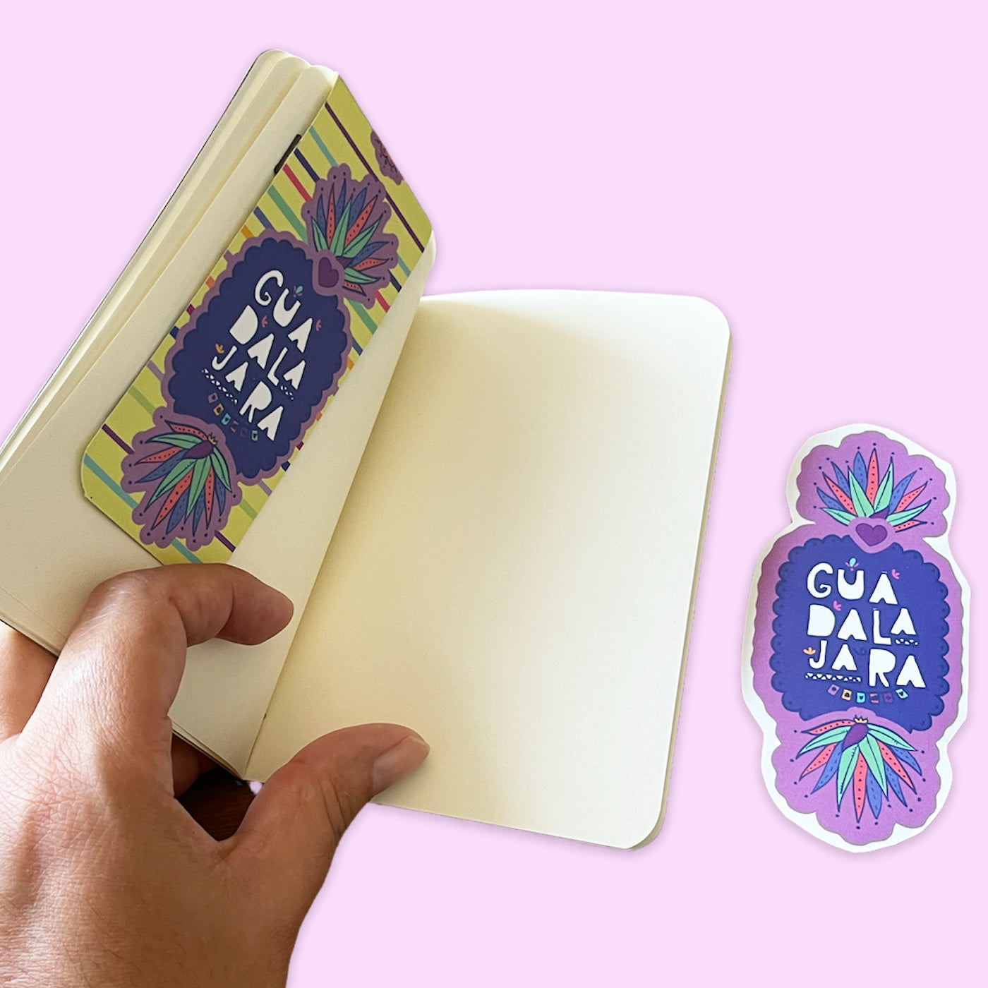 Kit Libreta, Separador & Sticker GDL