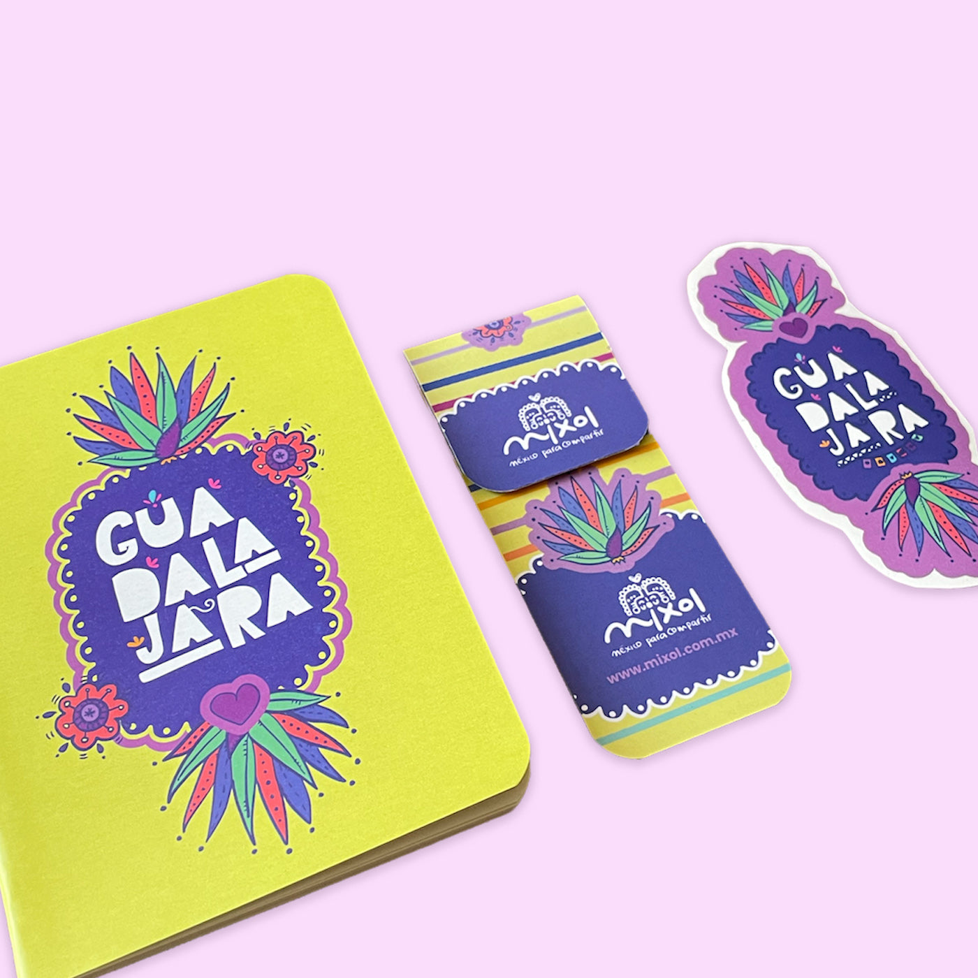 Kit Libreta, Separador & Sticker GDL