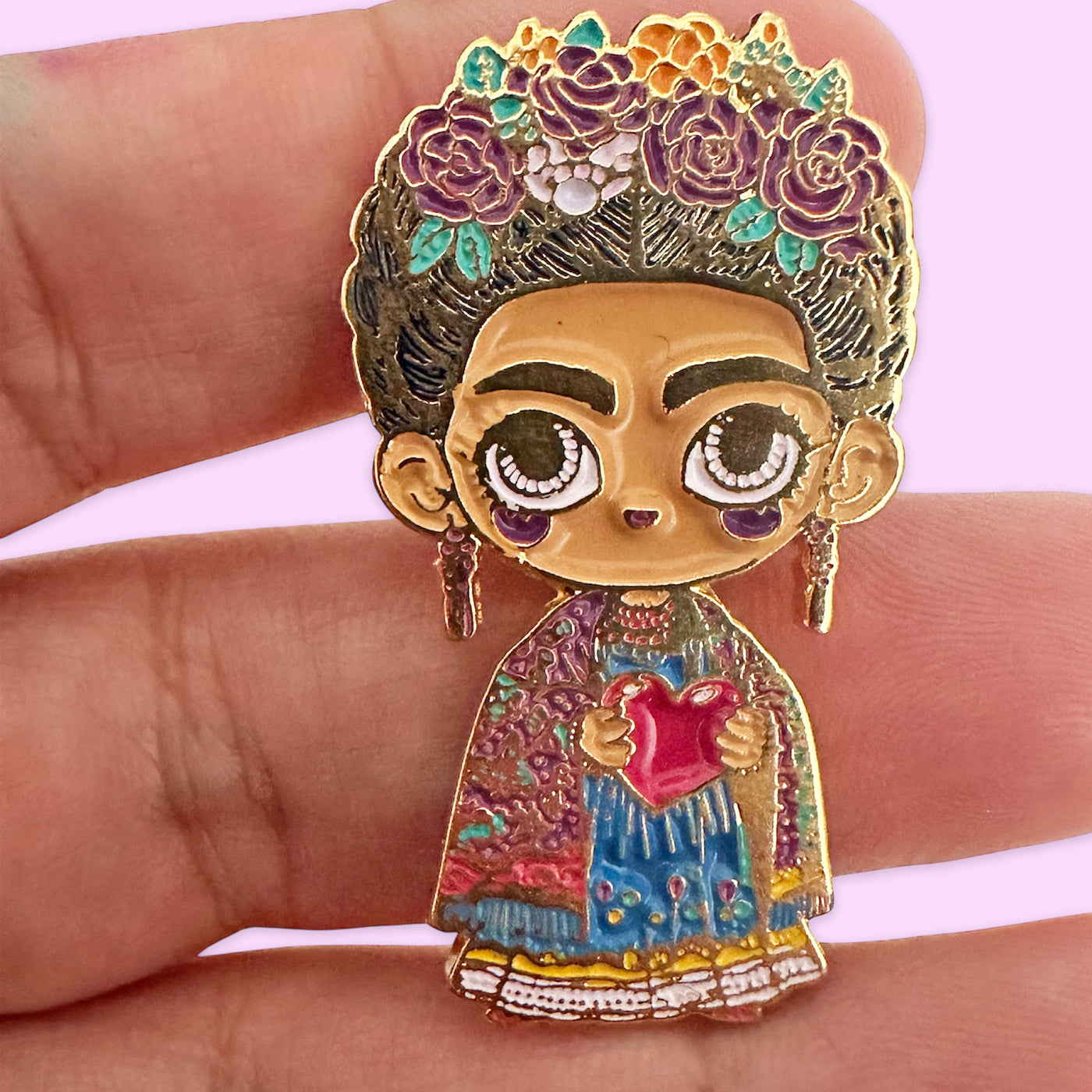 Pin Metálico Frida