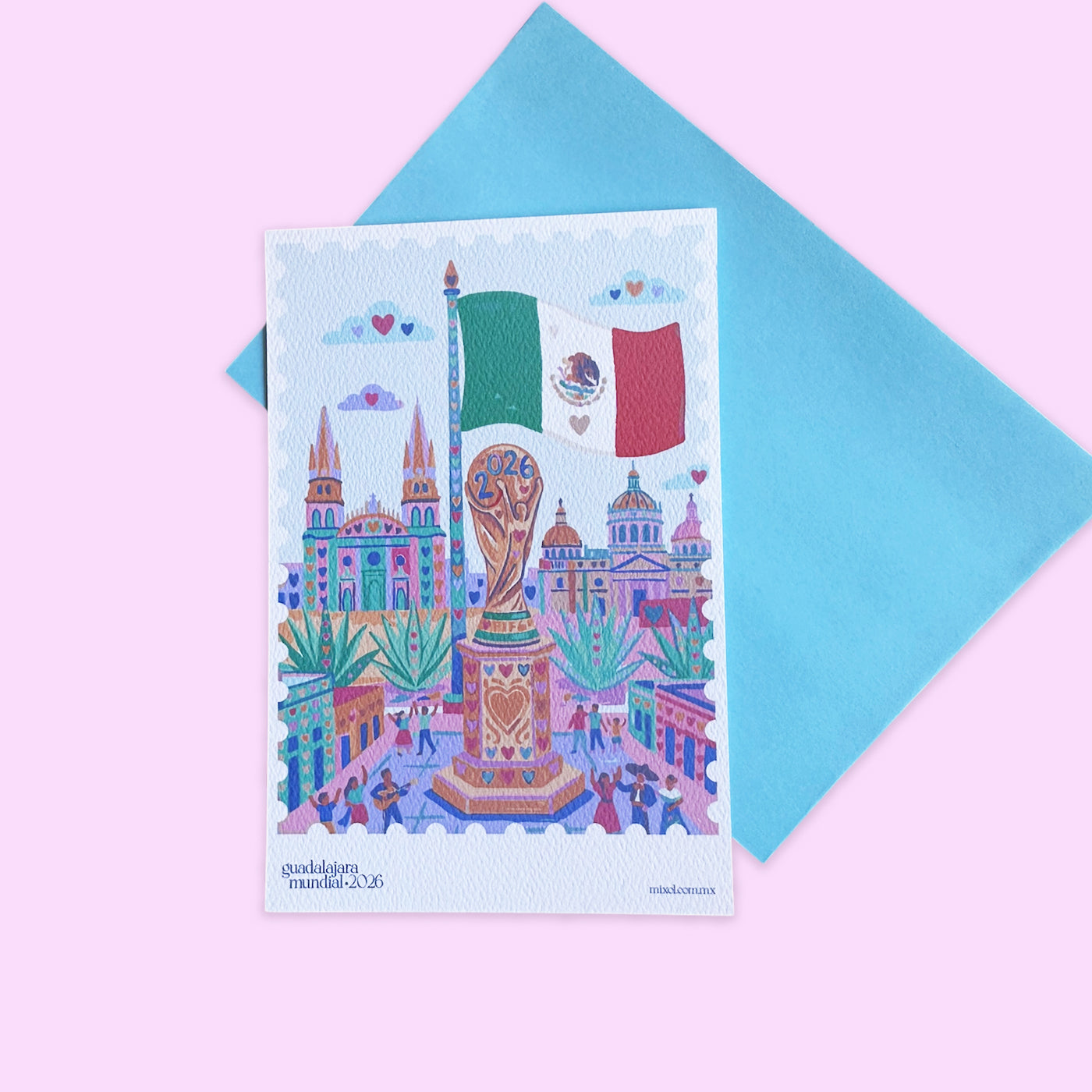 Postal Mundial Bandera