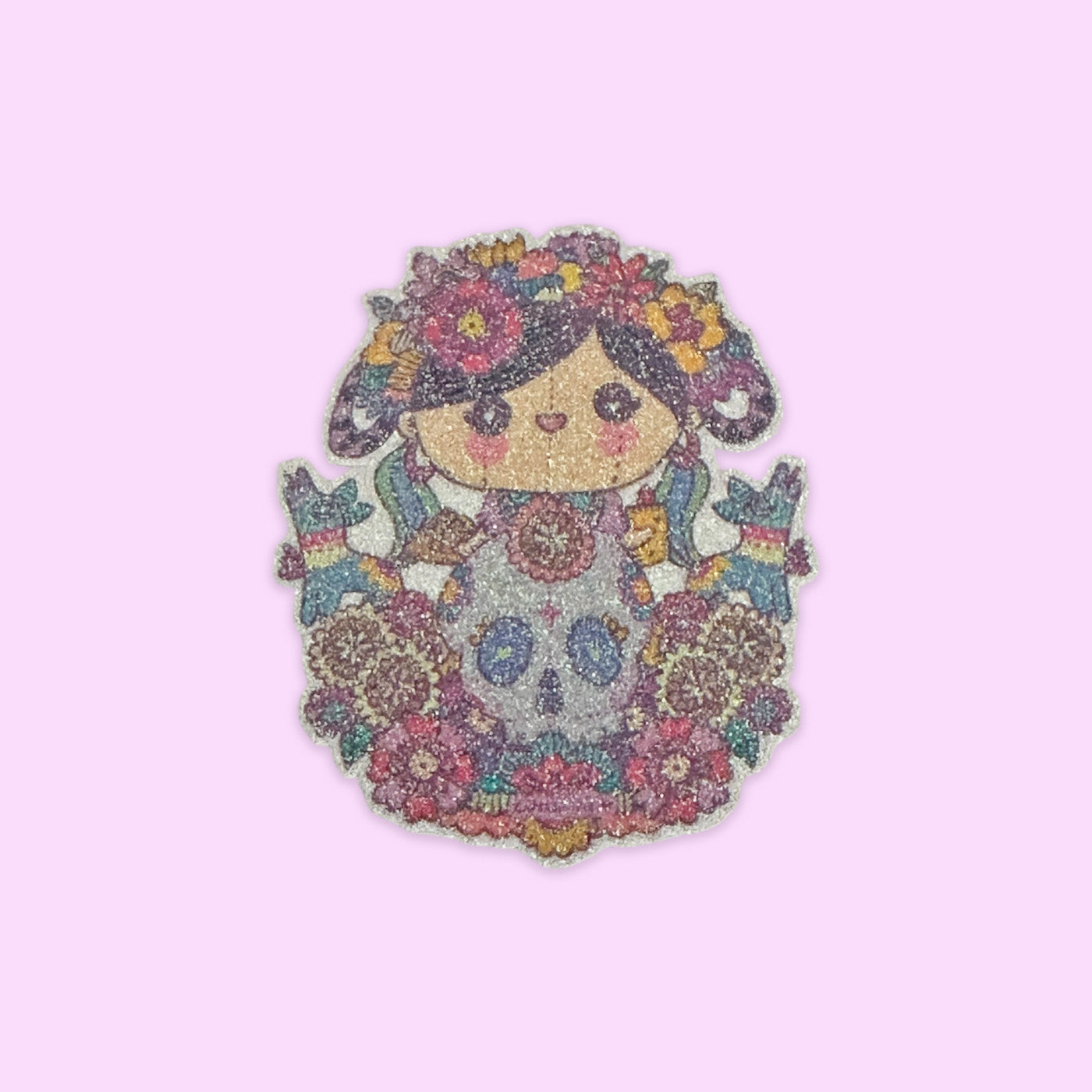 Sticker Glitter Ofrenda