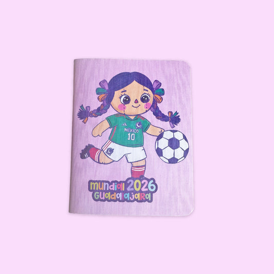 Libreta Pocket Mundial Muñeca Lelé