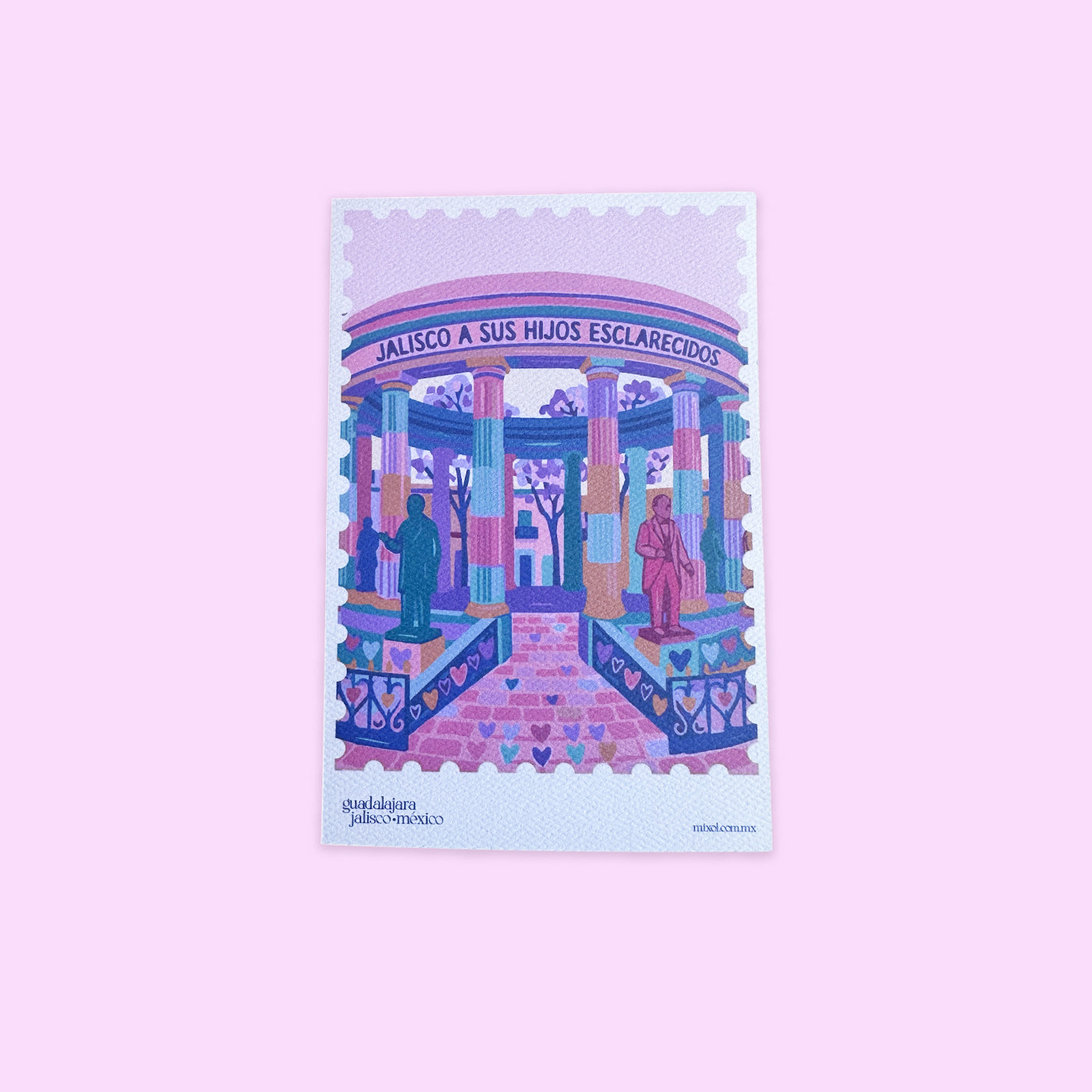 Postal Guadalajara Hombres Ilustres