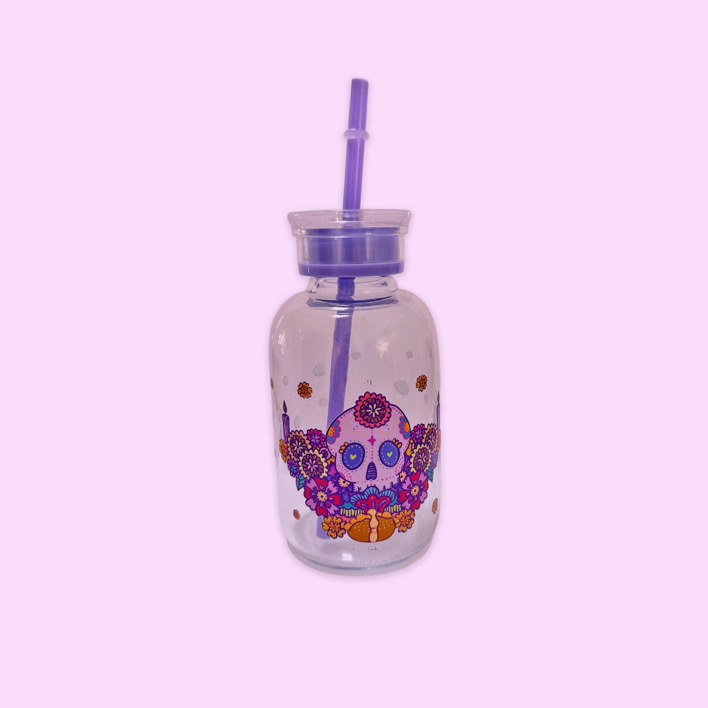 Termo de vidrio Calavera