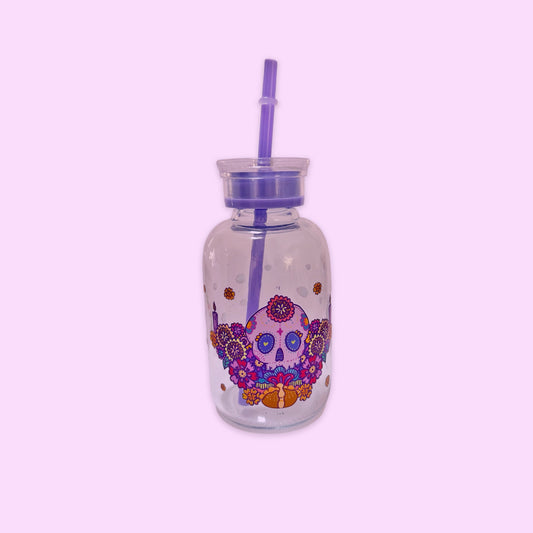 Termo de vidrio Calavera