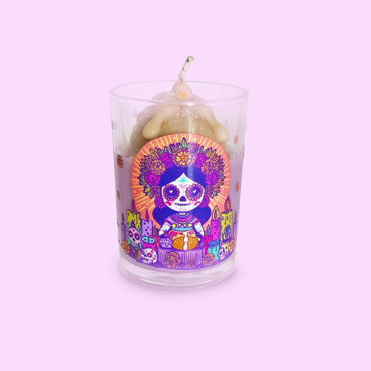 Vela Ofrenda Pan de Muerto