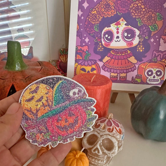 Sticker Glitter Halloween