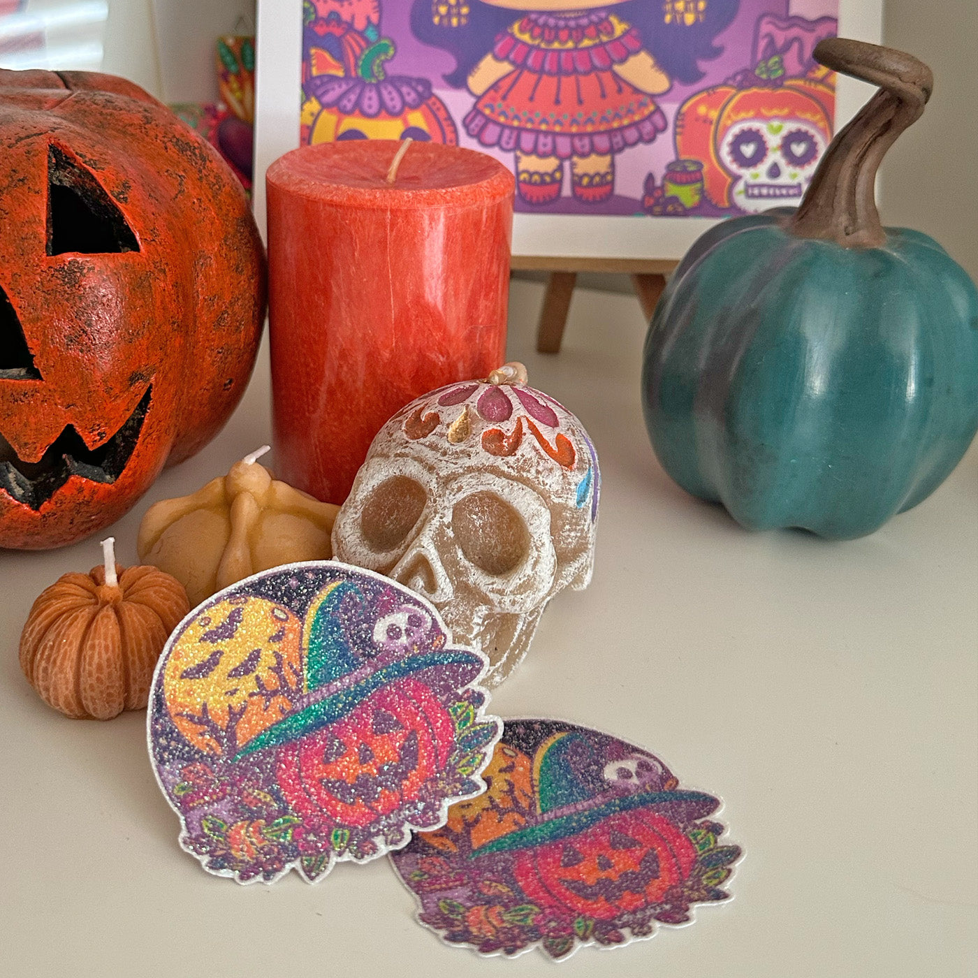 Sticker Glitter Halloween