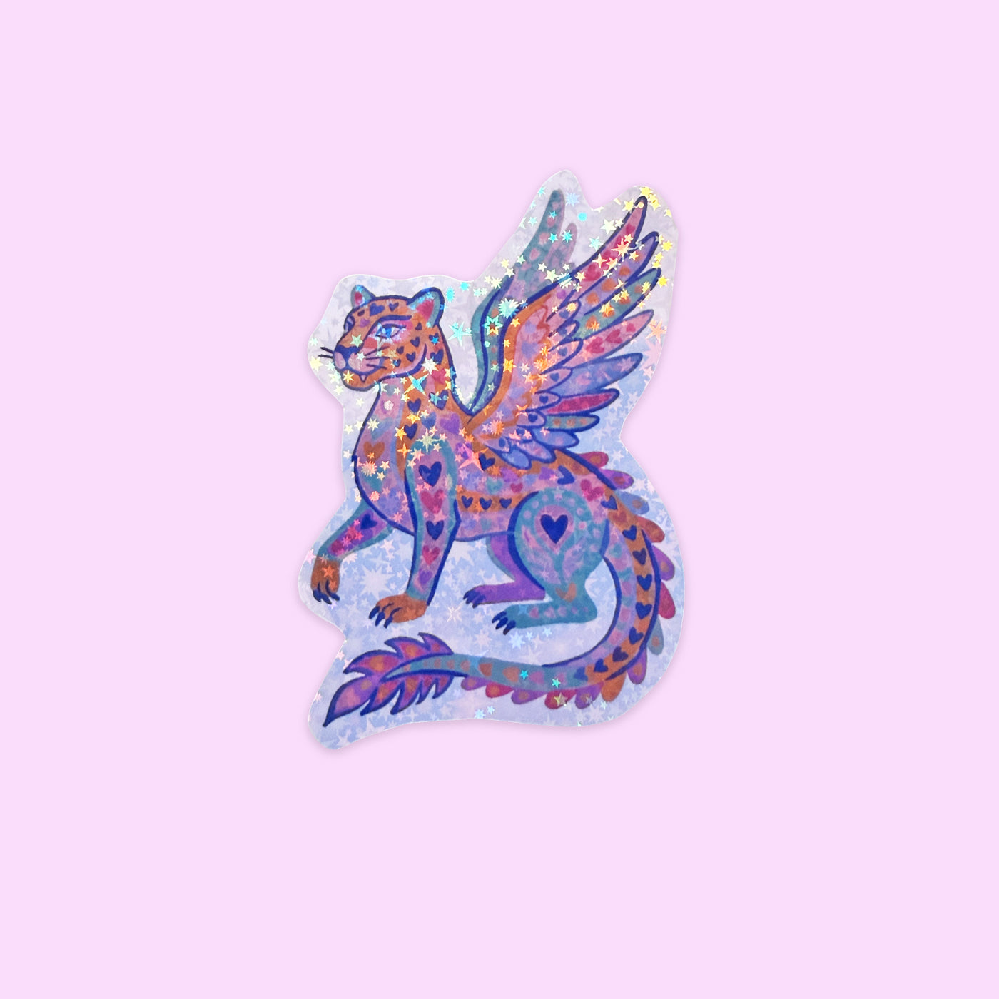 Sticker Holográfico Alebrije Ella