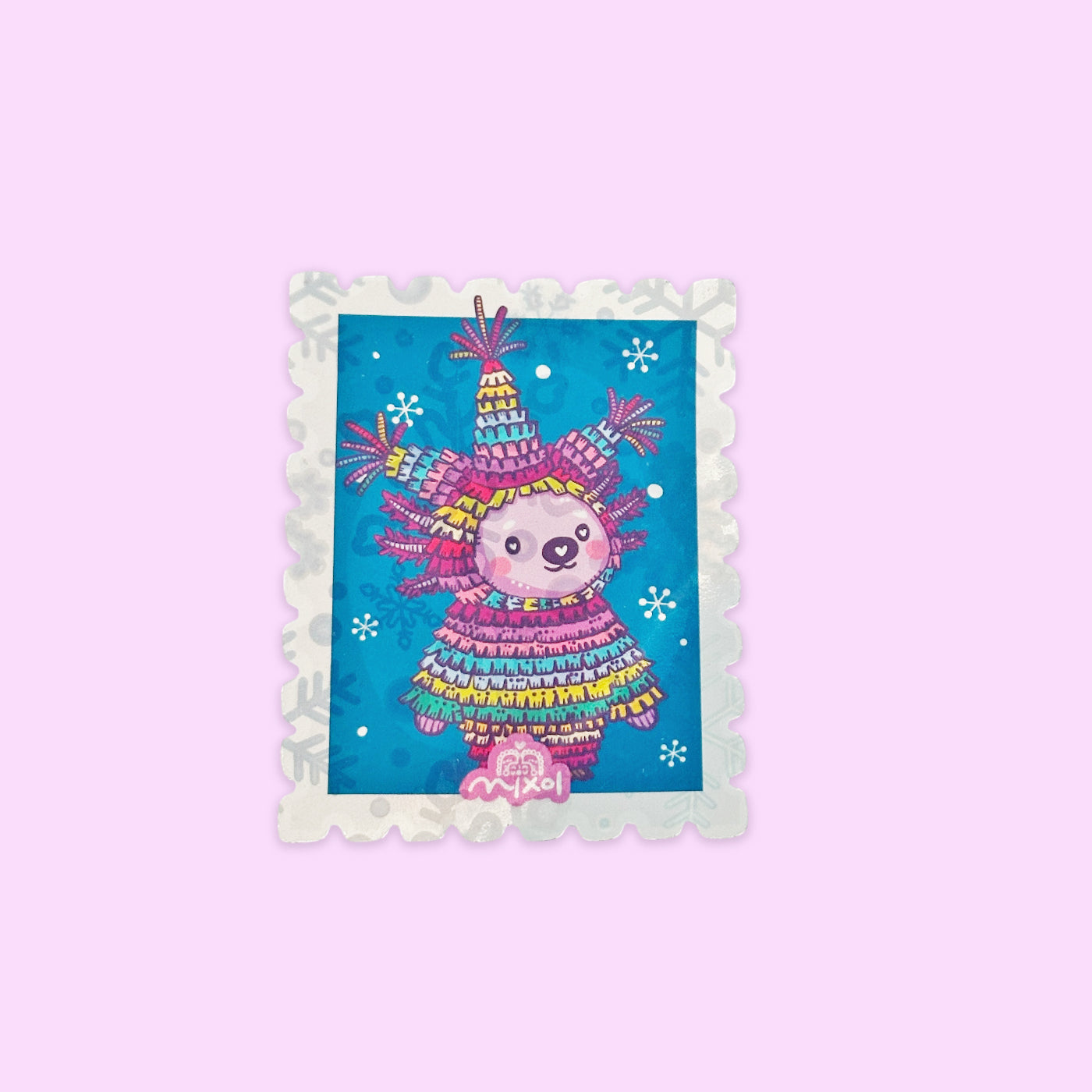 Sticker Holográfico Ajolote Piñata