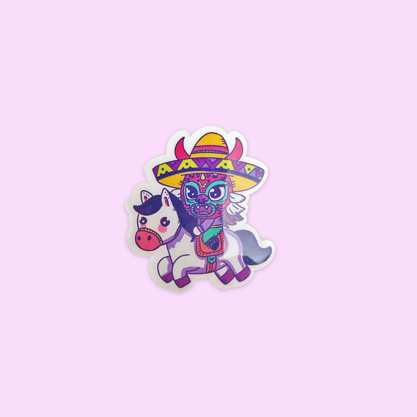 Pin Acrílico Tastoan en Caballo