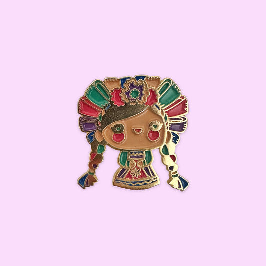 Pin Metálico Muñeca Lelé
