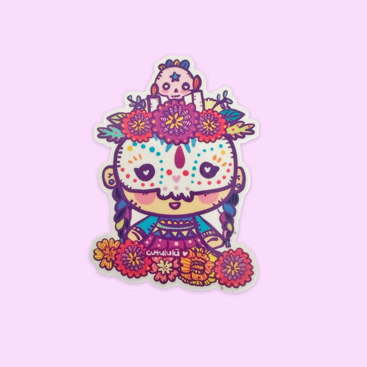 Sticker Brilla Oscuridad Día de Muertos