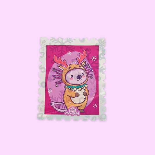 Sticker Holográfico Ajolote Reno