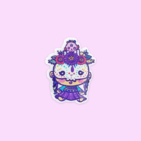 Pin Acrílico  Día de Muertos
