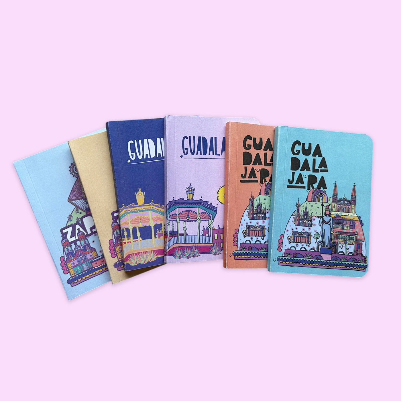 Libreta Vintage Guadalajara Azul Cielo