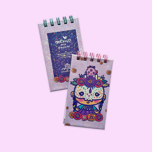 Libreta Arillo Día de Muertos