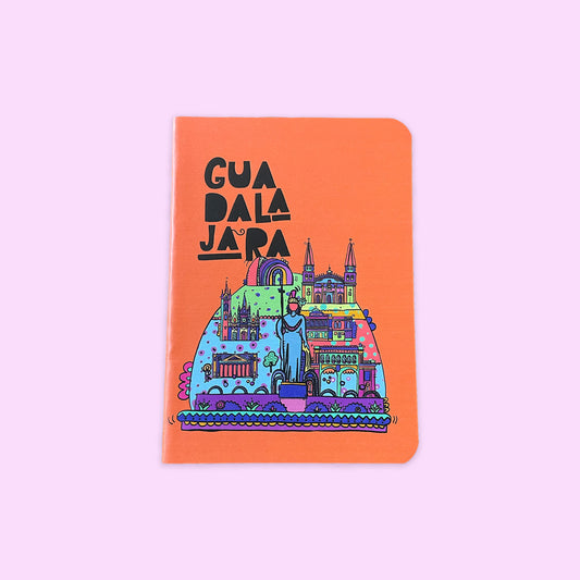 Libreta Ciudad Guadalajara Naranja