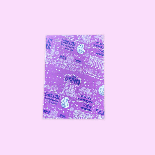 Mini Libreta Guadalajara Morado